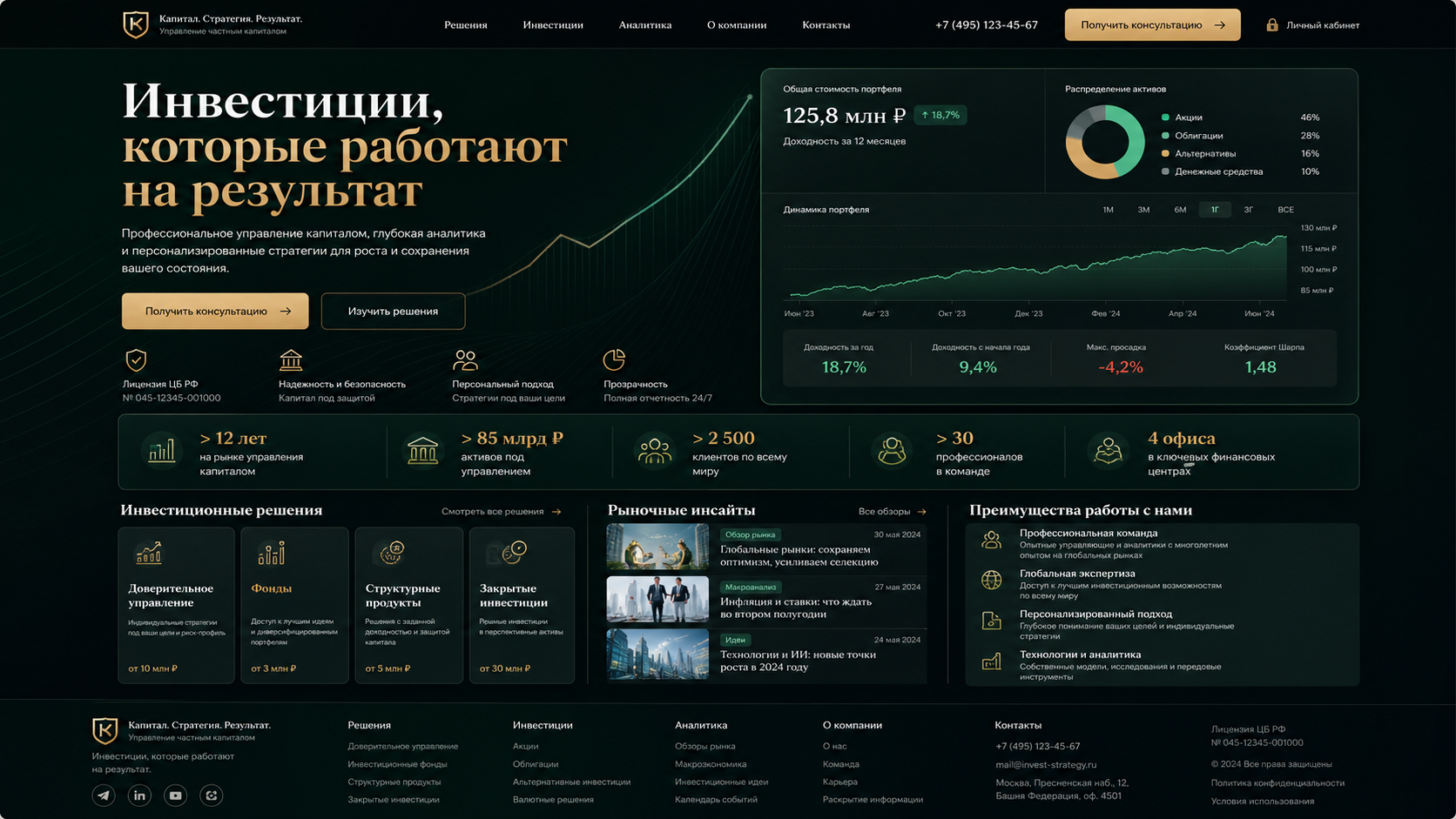 Инвестиции и финансы